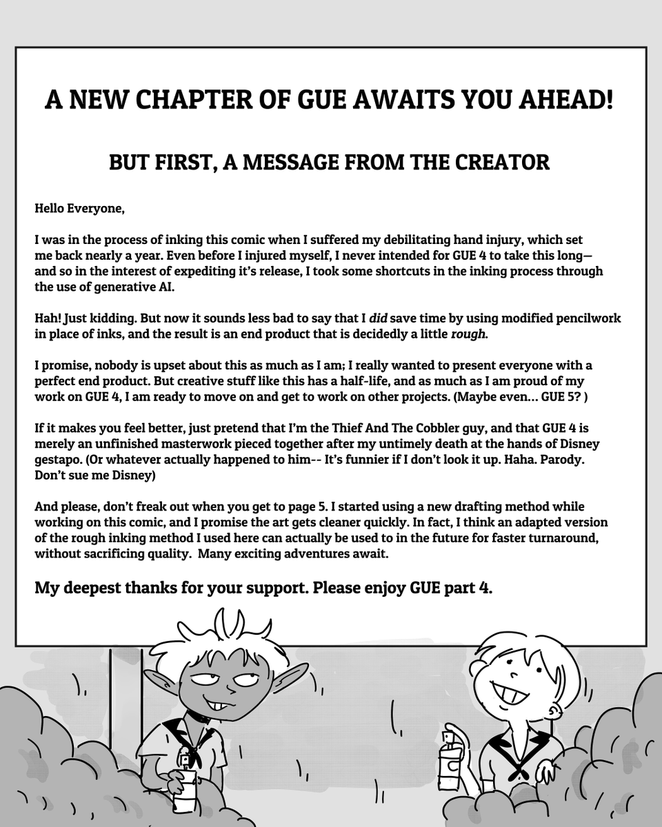 beanytuesday's tweet photo. GUE Chapter 4: Living Dead (1/8) https://t.co/id4tB0AcaT