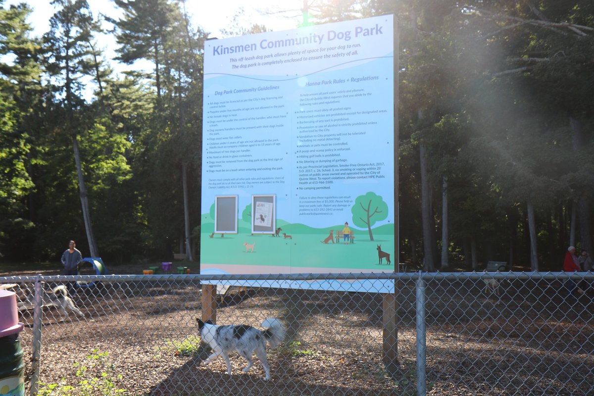 HANNA PARK DOG PARK CLOSED WEDNESDAY MORNING The fenced Kinsmen Community Dog Park at Hanna Park will be closed on Wednesday, March 27, from 8 a.m. until noon for maintenance. The dog park will reopen once maintenance is complete.