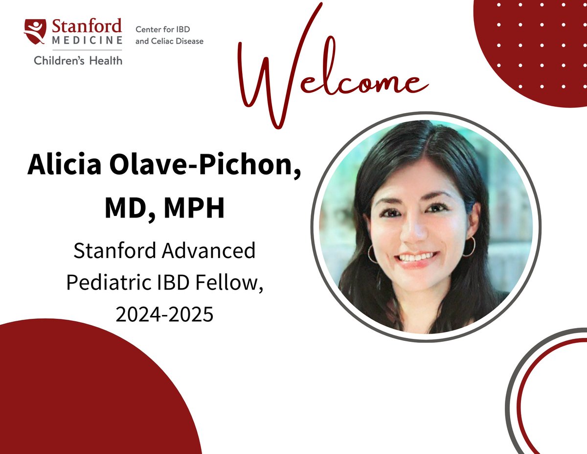 We are proud to announce our new Advanced Pediatric IBD Fellow! 🎉 Meet Dr. Alicia Olave-Pichon! We can't wait for you to join us this summer, @AliQosChi_MD