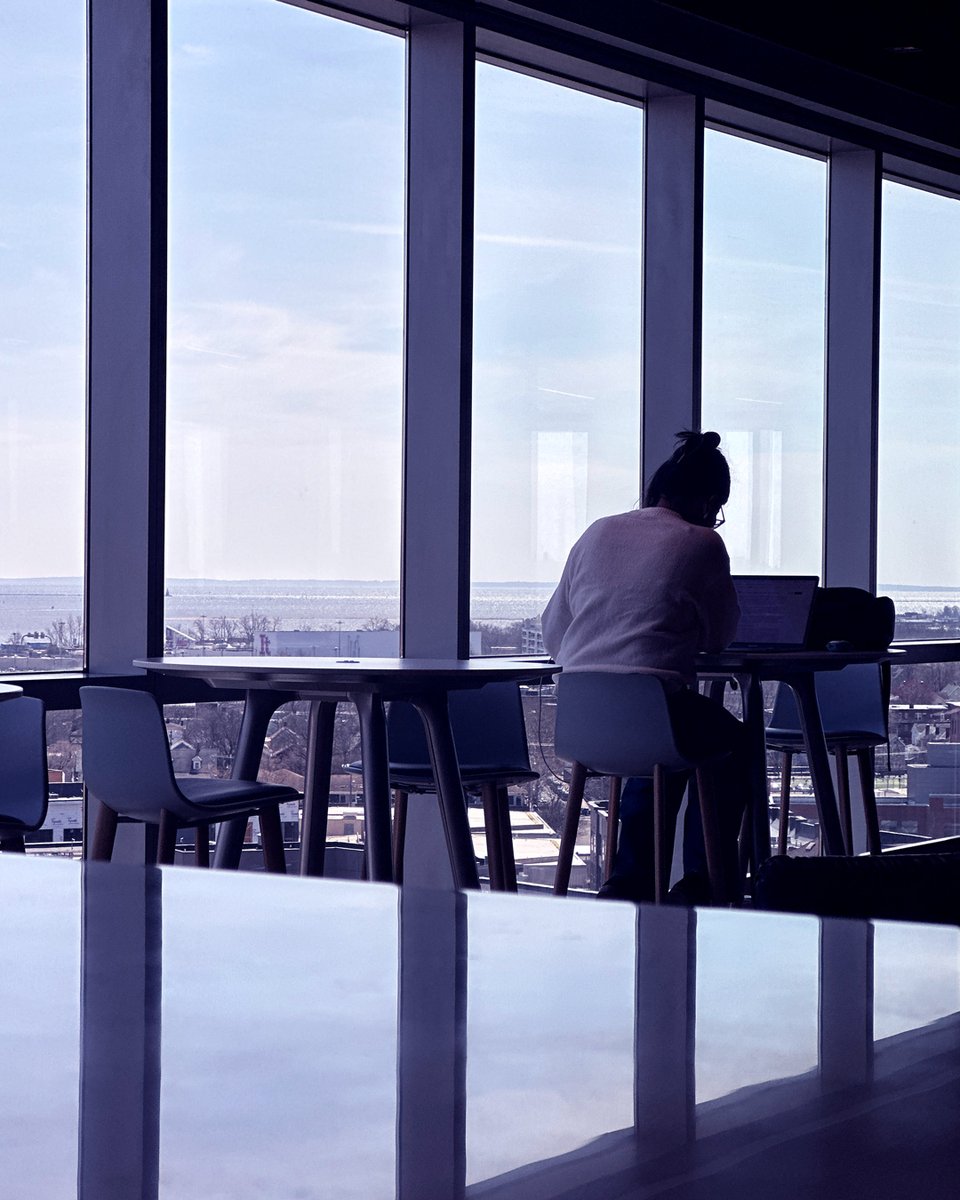 "I love coming up to the 11th floor. It's so nice to sit here and study. It's one of the best spaces to be on campus."

#OverheardWTI #100College #KnowTogether #Yale