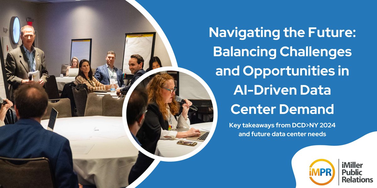datacenterpost's tweet image. Discover the latest from DatacenterDynamics #DCDConnectNY, highlighted by @iMillerPR Founder, @ilissanyc

Weigh in on the challenges &amp;amp; opportunities of #AI driven #DataCenterDemand and explore insights shaping the future of the industry on @datacenterpost: ow.ly/HSt950R1rcb