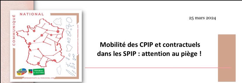 La contractualisation galope dans la fonction publique, et le service public pénitentiaire claudique... bientôt la gamelle ? snepap-fsu.fr/mobilite-et-co…