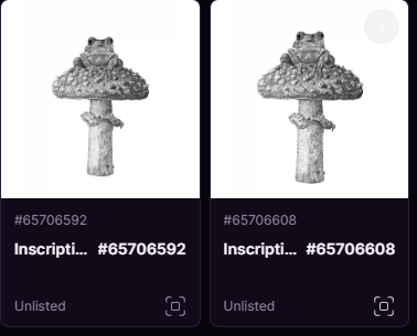 RurbatscRobert's tweet photo. My boy @JH94707722 airdropped me a few of the runestone pieces (thanks homey). I snagged these sick frog pieces too. Great work @_carolevy!
#loveart #onchainart #spreadthe love https://t.co/7mU5FFMQFj