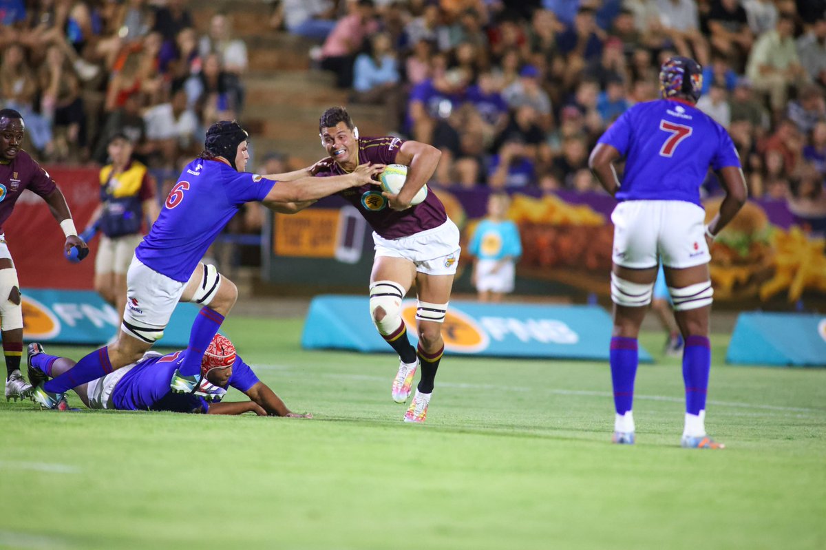 @UFSweb @StellenboschUni @varsitycup @USSAstudent @KovsieSport A mouthwatering clash against the log leaders saw an end to end battle with Maties claiming a memorable victory! Special mention to DeWet Marais who clocked a hattrick of tries 🔥 Full time score: Maties 38 - 29 UFS @varsitycup #matiessport #maroonmachine #RugbyThatRocks