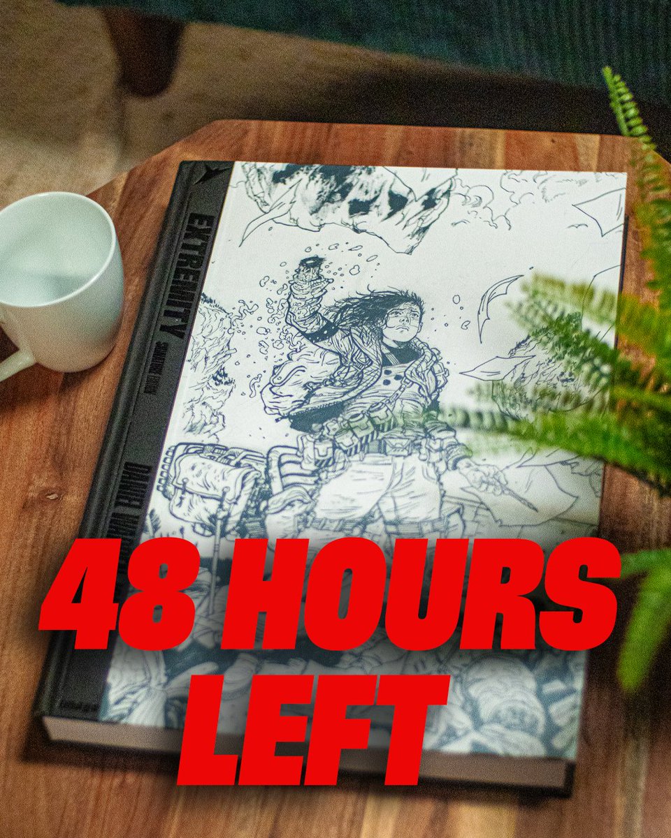 Skybound's tweet image. Only 48 hours left to ensure you get a copy of the Signature Edition: Extremity! Get your exclusive copy by pledging today: skybnd.info/3V2WNTC
