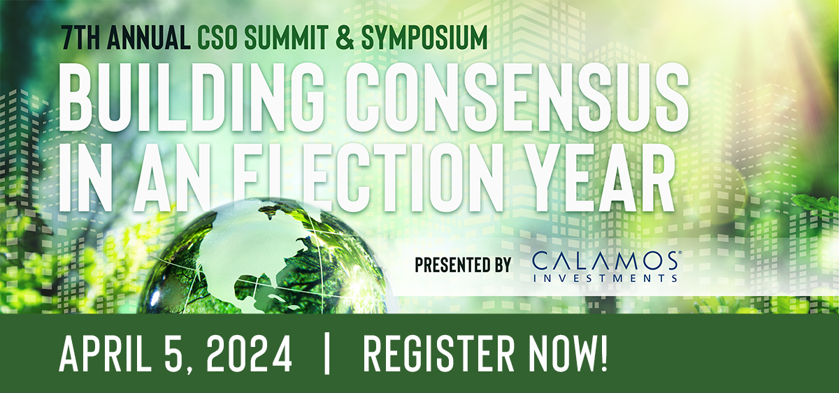 Facing unprecedented threats to corporate sustainability, we're at a critical juncture for innovation & resilience. Join us at #CSOSS2024 for vital discussions on 'Building Consensus in an Election Year.'🌍 Free registration: web.cvent.com/event/fc45b784…