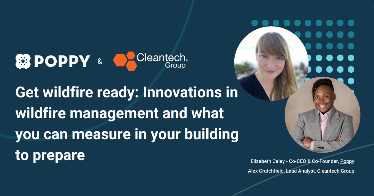 1 in 7 Americans experienced dangerous indoor air quality in 2023.
April 3, <a href="/ECaley/">Elizabeth Caley</a> will be joined by <a href="/cleantechgroup/">Cleantech Group</a> Alex Crutchfield to discuss innovations in wildfire management, and how to measure your building for smoke safety.
Register: hubs.la/Q02qCMN10