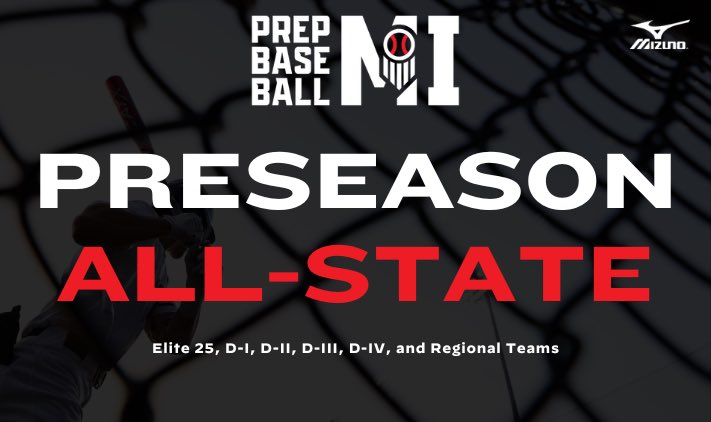 Prep Baseball Michigan (@prepbaseballmi) on Twitter photo โพ๐ 2024 ๐ซ๐๐๐๐๐ถ๐๐๐ ๐๐๐-๐ฎ๐๐ถ๐๐ ๐ฏ๐๐ถ๐๐
๐๐ loom.ly/xLZkgE0
๐ Preseason Lists:
- Elite 25
- Division I, II, III, IV
- Regional Teams
#BeSeen #RoadMcLane <a href="/prepbaseball/">Prep Baseball</a> โพ๐ 2024 ๐ซ๐๐๐๐๐ถ๐๐๐ ๐๐๐-๐ฎ๐๐ถ๐๐ ๐ฏ๐๐ถ๐๐
๐๐ loom.ly/xLZkgE0
๐ Preseason Lists:
- Elite 25
- Division I, II, III, IV
- Regional Teams
#BeSeen #RoadMcLane <a href="/prepbaseball/">Prep Baseball</a>