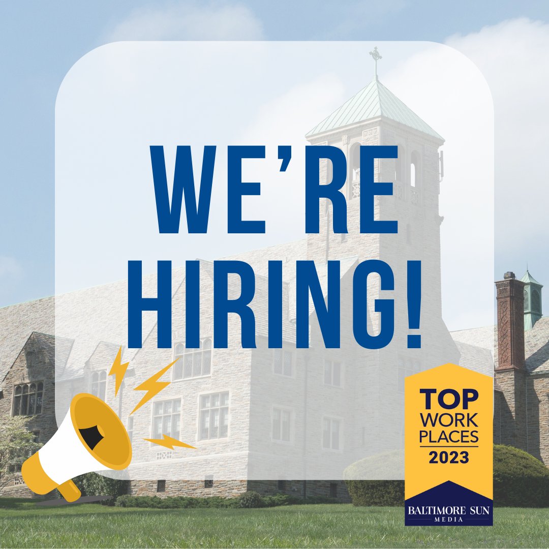 Team blue and gold is hiring! Our incredible Ignatian Educators are the heart and soul of Loyola, and we have a variety of great opportunities available for you to join one of the region's top workplaces. Check out our open positions: loom.ly/F9P5ty8