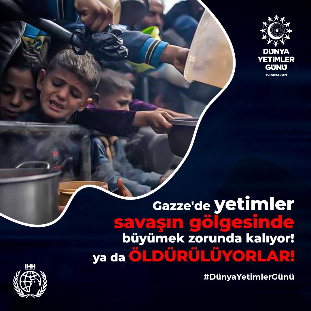 Gazze'de yetimler savaşın gölgesinde büyümek zorunda kalıyor ya da ÖLDÜRÜLÜYORLAR!

#DünyaYetimlerGünü