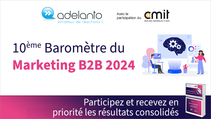 Quoi ? Vous n'avez pas encore répondu à notre grande enquête sur le #marketing #B2B ? 😱 Vite, il n'est pas trop tard ! Parlez-nous de votre quotidien, de vos objectifs, de vos moyens... et recevez les résultats en avant-première ! 👉 adelanto.enquete-en-ligne.com/cgi-bin/HE/SF?…