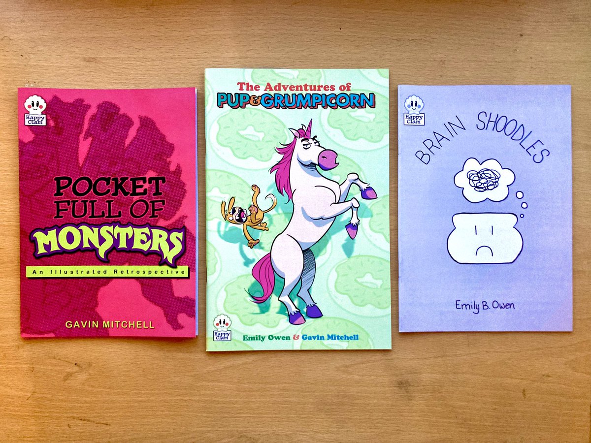 ZineFreak's tweet photo. Here’s a look at a few of the books I’ll be stocking, when Zine Freak opens next week! https://t.co/pw29XRPq5J