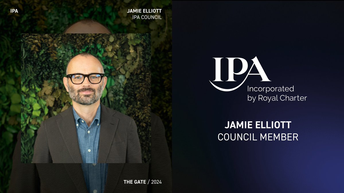 We're chuffed to announce our CEO, @thejamieelliott has been re-elected to the @The_IPA Council for the next three years. For full details on the IPA Council election ipa.co.uk/news/council-e…