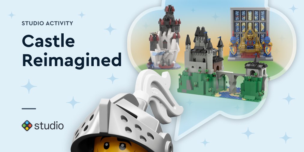 Who will challenge the Black Falcons? Who will usurp the Royal Knights’ throne? Only you can decide in the Castle Reimagined Studio Activity now through April 22. bit.ly/CastleReimagin… #LEGO #BrickLink #BrickLinkStudio #CastleReimagined
