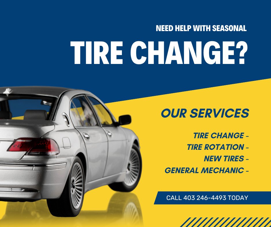 Season tire change? We are ready when you are.
- Season Tire Change
- Tire Rotation
- New Tires
Call us today to book your appointment 403 246-4493.

#MikesAutoServiceCalgary #CarMaintenance #CarDiagnostics #WheelAndTireServices #CarInspections #CarRepair #VehicleRepair