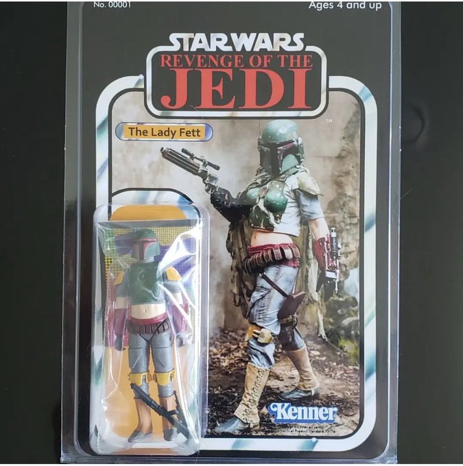 Get your own Lady Fett action figure ➡️ https://t.co/HNRip7FaEi https://t.co/yMWmxcfNeR<a href="/tag/mandalorian"class="tags"><span>#mandalorian</span></a><a href="/tag/bokatan"class="tags"><span>#bokatan</span></a>