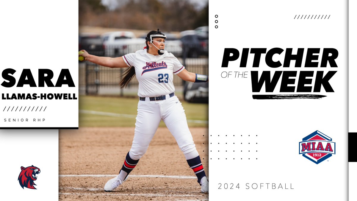 Rogers State's Sara Llamas-Howell has been crowned this week's 𝙈𝙄𝘼𝘼 𝙋𝙞𝙩𝙘𝙝𝙚𝙧 𝙤𝙛 𝙩𝙝𝙚 𝙒𝙚𝙚𝙠 🥎⤵️

📰 bit.ly/3x8oLn5
#BringYourAGame