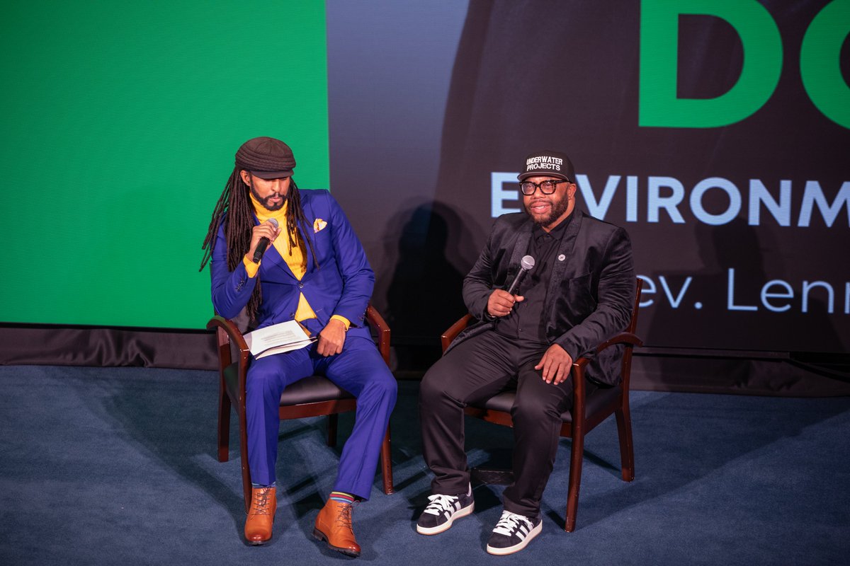Last night's event w/<a href="/RevYearwood/">Rev Yearwood ✊🏾</a> is not one we will soon forget. Yes, we were giving him an award (2024 Enviro Champion), but we were the ones honored by him sharing his time &amp; words.

Thank you to <a href="/HipHopCaucus/">Hip Hop Caucus 🏁</a>, <a href="/BlackOakDMV/">BlackOak</a>, &amp; <a href="/EJinAction/">Dr. Mustafa Santiago Ali 🤙🏾✊🏾</a> for making it such a special evening.