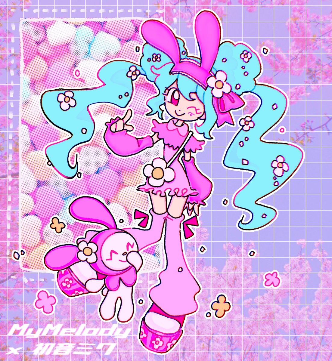 miku x mymelody oldie #mikumonday