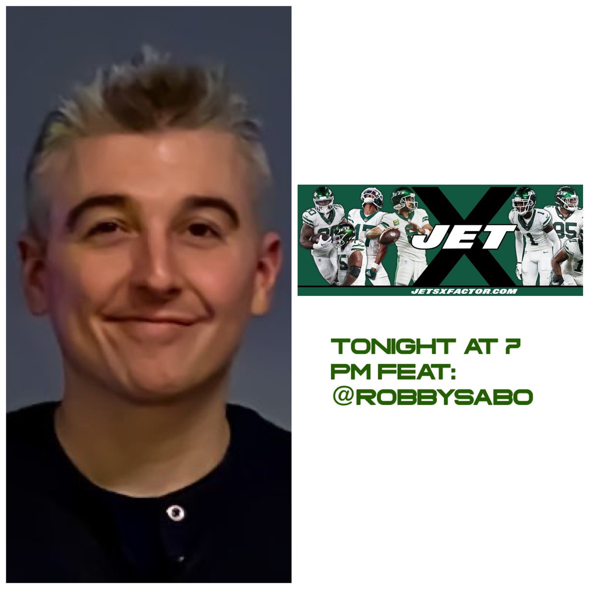 🚨Time Change🚨Tonight at 7 PM-8PM Robby Sabo joins me!!! #Jets twitter.com/i/spaces/1YqJD…