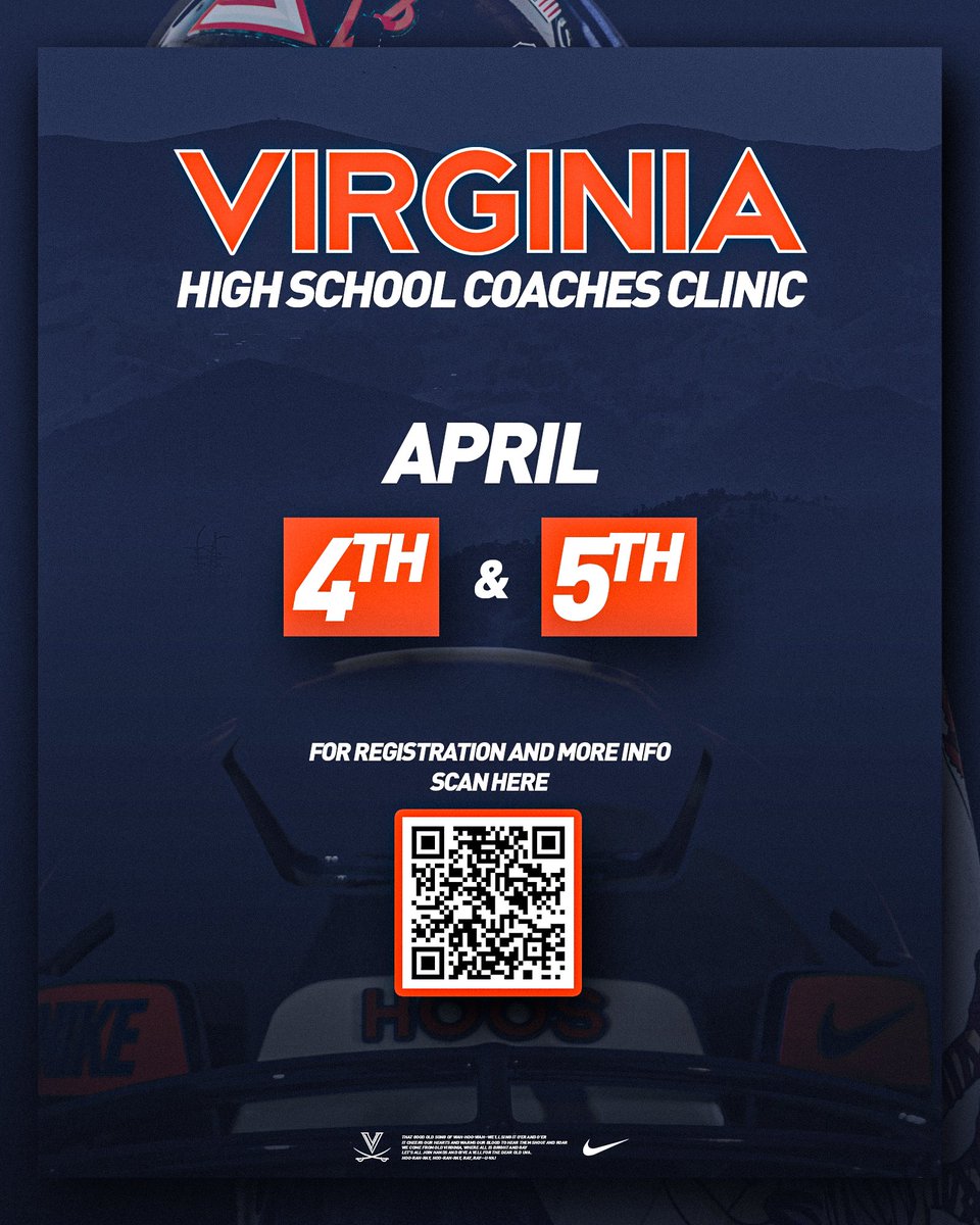 🚨Coaches Clinic registration open until Saturday! Reserve your spot now⚔️ 🔗virginiasports.com/uva2024-coache… #UVAStrong | #GoHoos⚔️