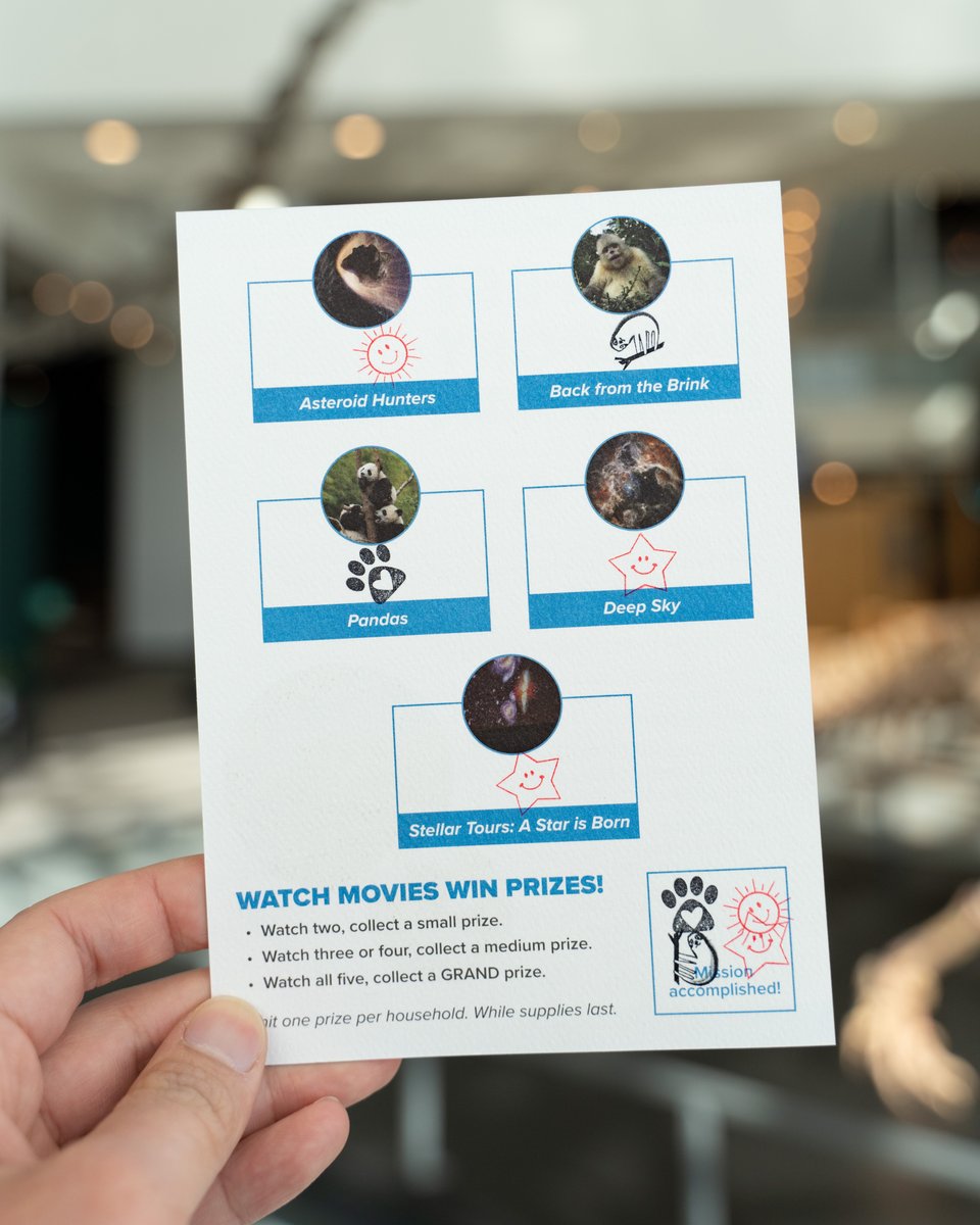 How many prizes have you won this #Omnifest? 🎁 We're down to the final two weeks of our giant-screen movie festival! Track your adventures with your Omnifest Passport to redeem special prizes from the Explore Store. bit.ly/3xs3y4h