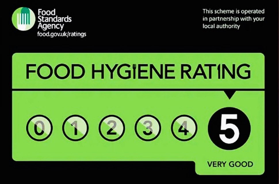 Well this happened today… EHO inspection. Great work team 👌👌#eho #food #5stars