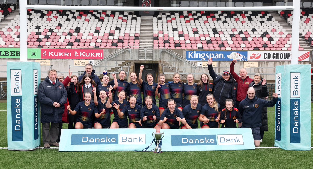 Congratulations to Enniskillen Royal Grammar School, winners of the @DanskeBank_UK Girls Schools’ Cup! Full match report here 👉 shorturl.at/ntGJZ