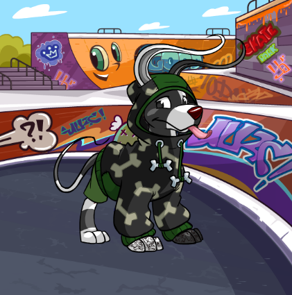 drew another of my neopets its lucizinha the checkered gelert