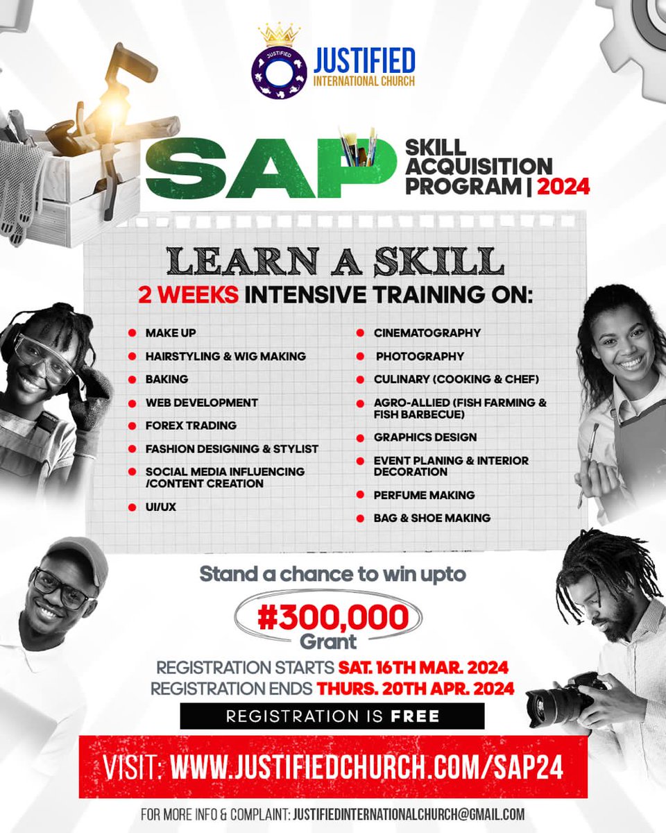 peng_writer's tweet photo. If you want to learn any of these SKILLS for FREE in Ilorin, register through the link https://t.co/gzsq2aago7
You can also win up to #300, 000 in GRANT for your business.

RT for your friends who might need it if you don't. https://t.co/FGKVGfik2u