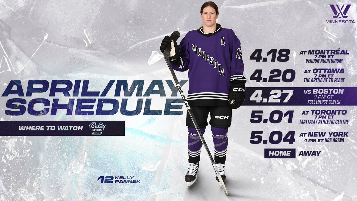Mark your calendars! 🗓️ Our April and May regular season schedule is set! Official dates and times of our remaining games have been announced. 📰: bit.ly/3IQvsN2