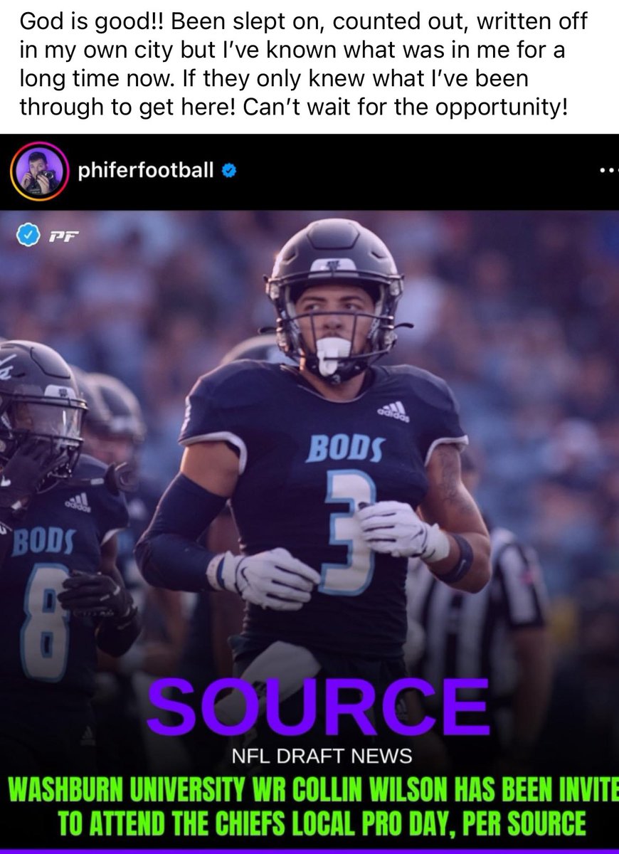 So Proud of you <a href="/collinw44/">Collin Wilson</a> ~ THIS IS YOUR TIME~Show them all your hard work and dedication!! ❤️🏈💛💥 <a href="/Proverbs8_13/">Alex Todd</a> <a href="/masonalex17/">Mason Alexander</a> <a href="/maxalex32/">Max Alexander</a>