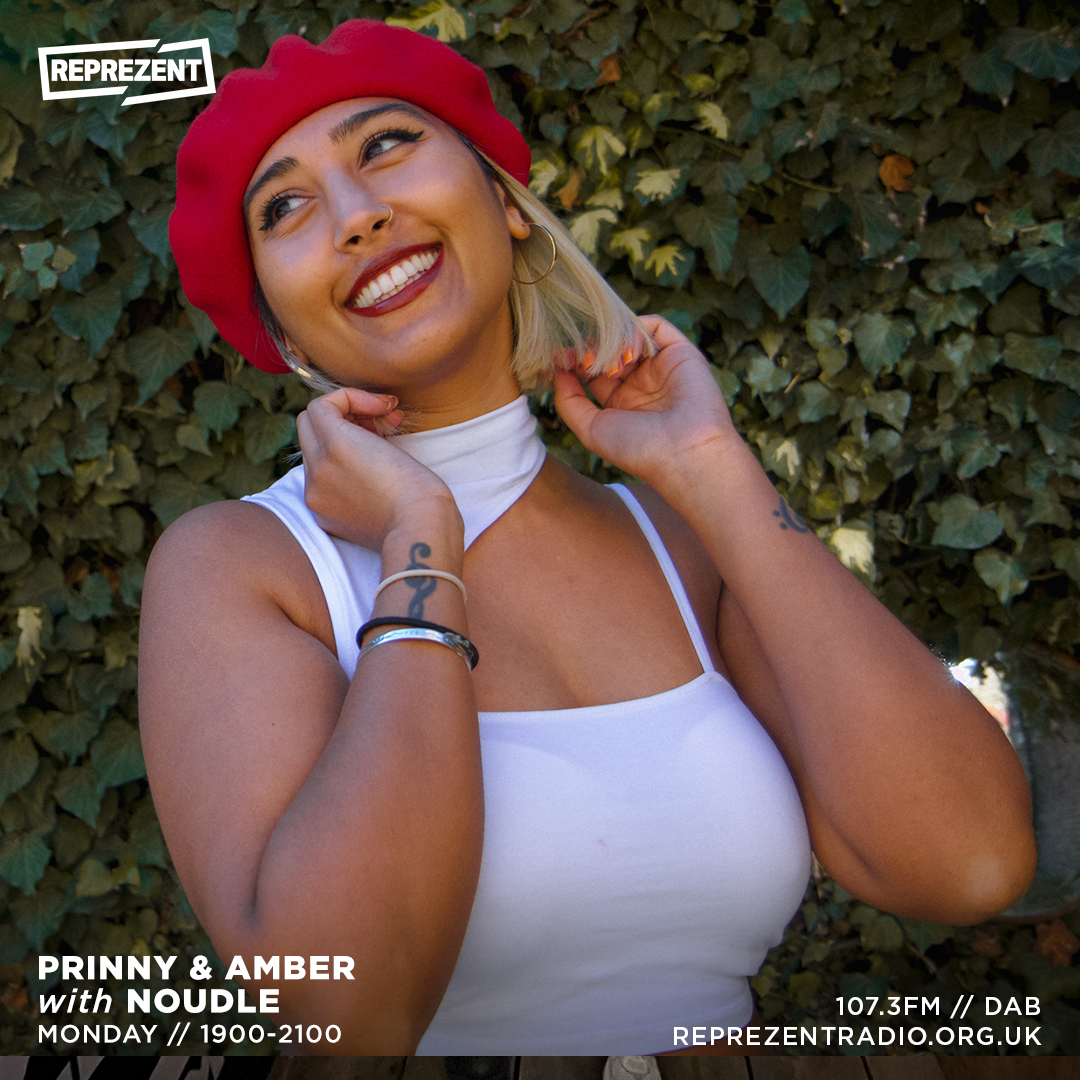 1900 - 2100 @amberleaux @prinnyrae The last female DJ in our series of female guest mixes for Women’s History Month is @noudle_ !!! Get ready for this one 🔥 107.3FM | DAB | REPREZENTRADIO.ORG.UK