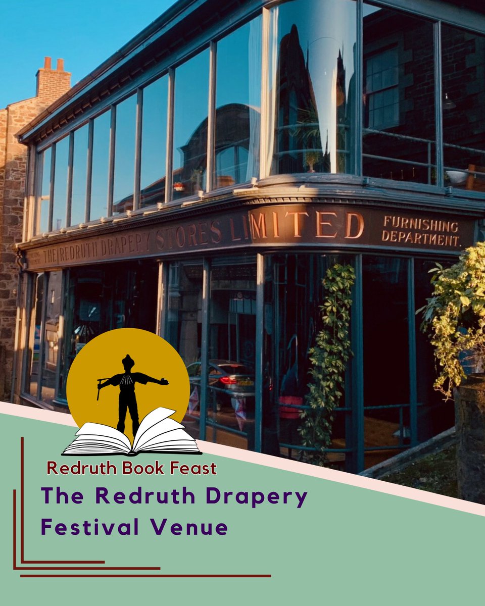 Stephen and Rachael from The Redruth Drapery have been instrumental in creating the Book Feast atmosphere, so they were the obvious choice for hosting our festival again this year. The bar will be open throughout the Book Feast. Tickets here: redruthbookfeast.co.uk