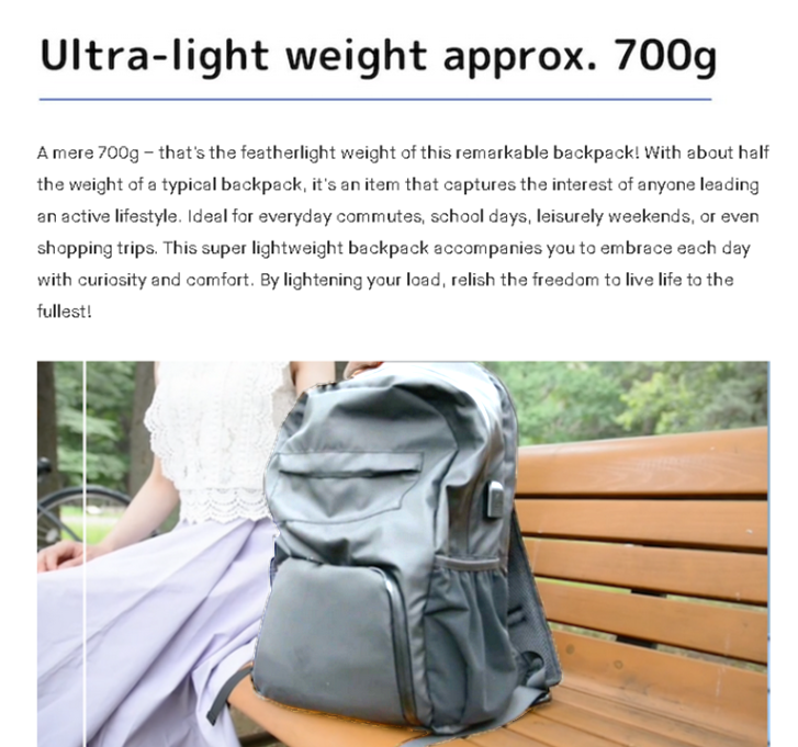 AdventurePack9's tweet photo. We are currently preparing for crowdfunding!
Everyone, please take a look!

「Say goodbye to shoulder pain with our revolutionary GPS tracking bag. Ideal for E-bike enthusiasts!」

#crowdfunding #Ebike #electricbike #bag #Lightbag

URL: https://t.co/NAMFqujUNG https://t.co/tcCWgnGE5t