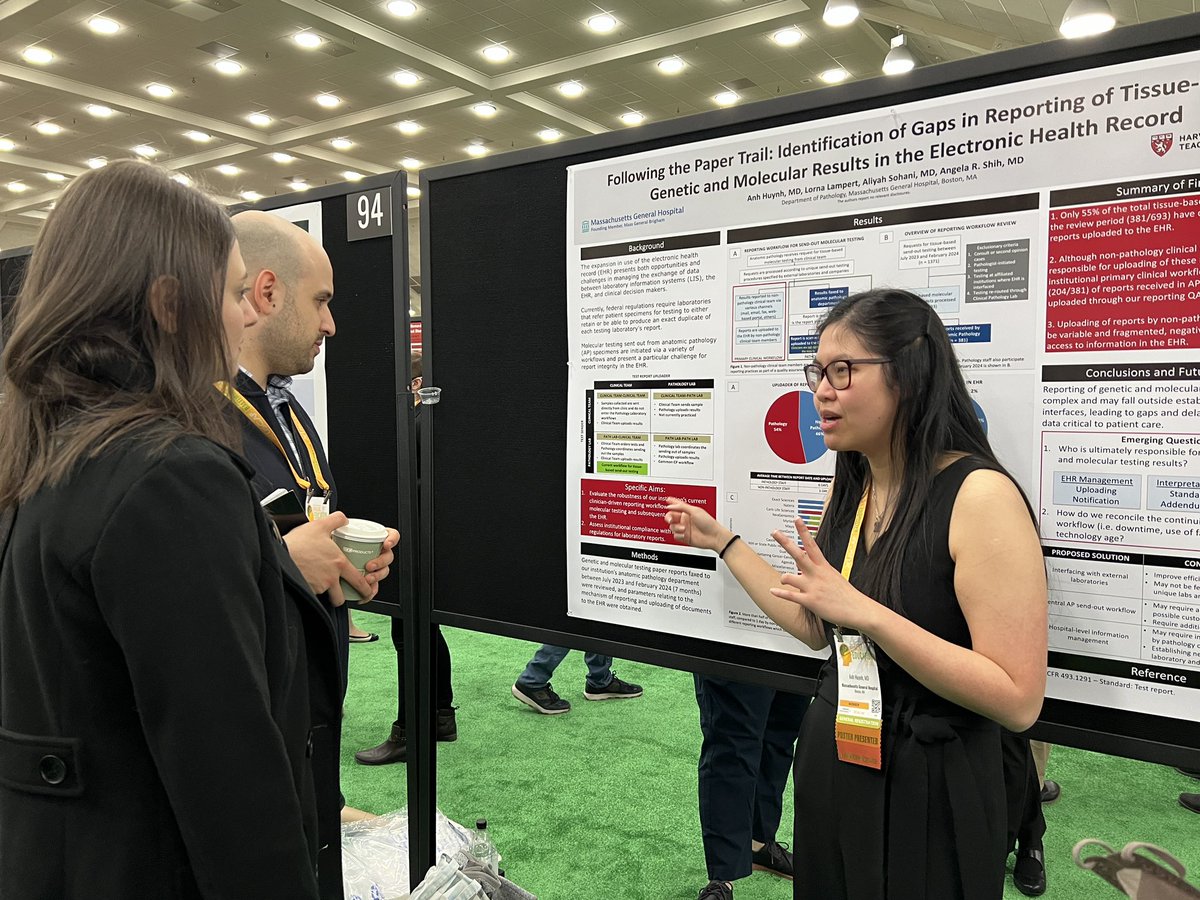 @MGHPathology trainees at the #USCAP2024 poster sessions: part 4 The candids 😎