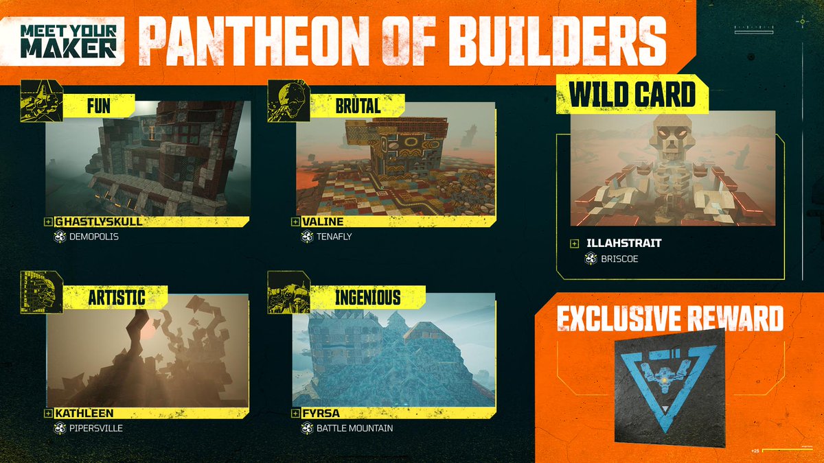 Custodians, it's time to reveal the seventh round of entrants into the Pantheon of Builders! For a full breakdown of the Outposts featured in this round of selections, check out our Reddit Post: reddit.com/r/MeetYourMake…