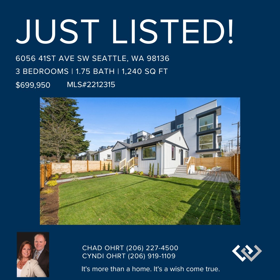 Just listed! 🎉🏡Come check out this home in West Seattle!
bit.ly/3Tww4fM
#justlisted #windermereburien #allinforyou #forsale #windermererealestate #windermere #seattlerealestate #washingtonrealestate #westseattlewa #westseattlerealestate