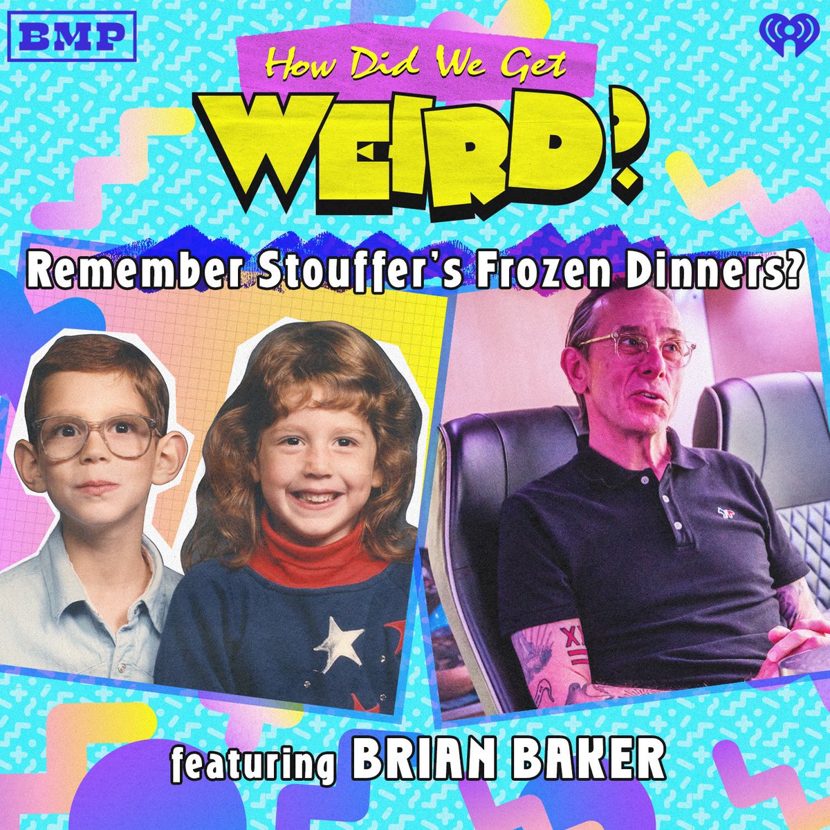 Today on the pod @jonahmbayer and I are so excited to welcome @brianXbaker of @badreligion and more! We’re talking junkyards, trading cards and Stouffer’s Frozen dinners from Mac & Cheese to the hardest French bread pizza around! So run, dont take A WALK, to this great episode!!