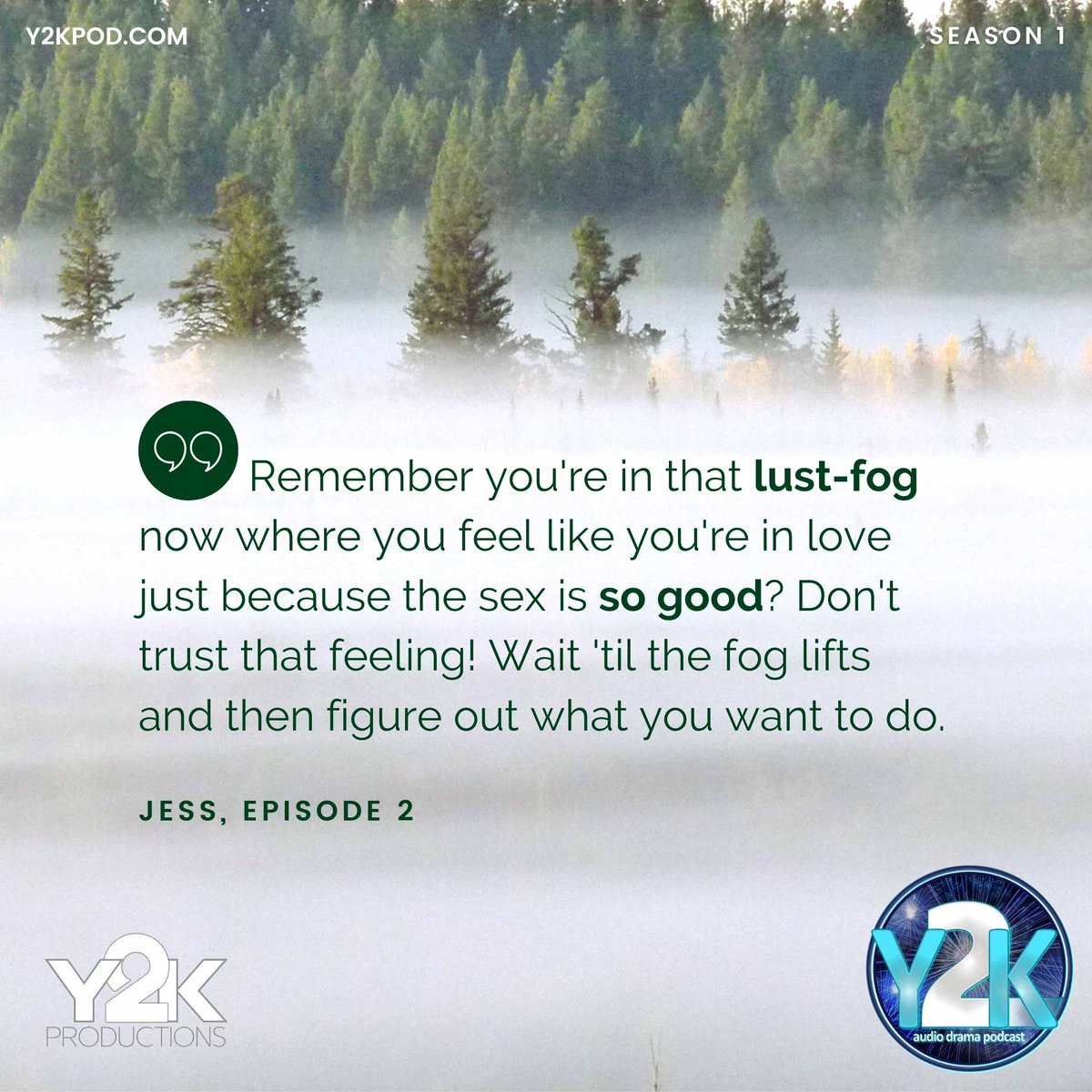 Y2K #AudioDrama is a #complete #SliceOfLife #Drama #podcast on love, identity &amp; long-distance friendship, following 3 women in 2 timelines through a year when everything happens. #Listen #free y2kpod.com/episodes/

#Y2Kpod #quote #AudioFiction #FictionPodcast #WomanLed #Y2K