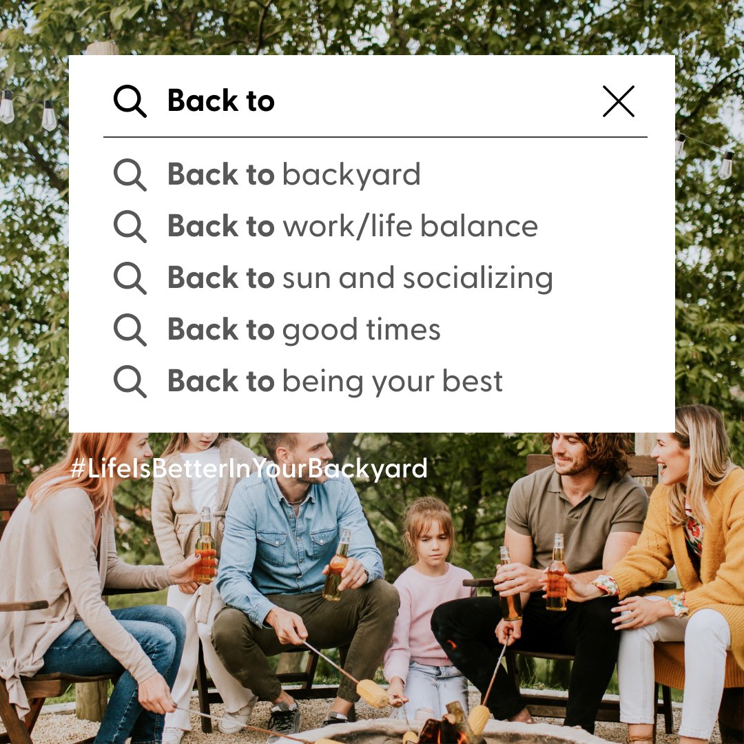 When you’re searching for the best part of life, look no further than our Back to Backyard Sales Event. Our signature sale has everything you need to enjoy this season in the best place on earth: your outdoor space. ow.ly/f3Tj50QZW9s