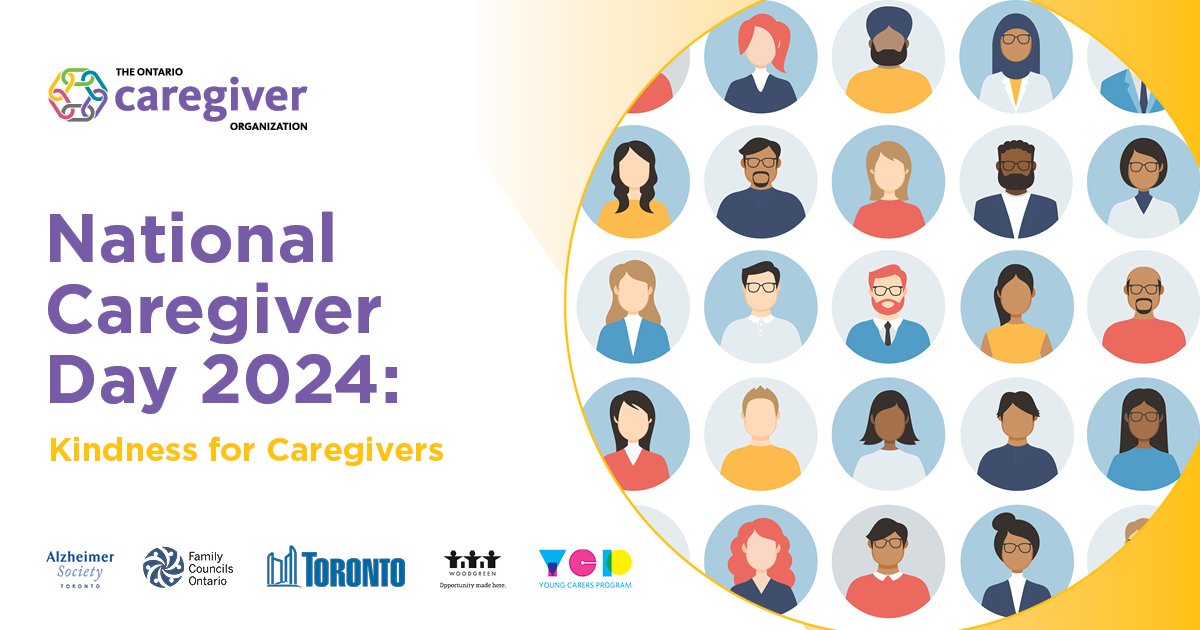 We’re looking forward to celebrating caregivers next week for Caregiver Day! We will have special sessions to celebrate and recognize caregivers. @woodgreendotorg will offer a toolkit for getting through difficult times as a caregiver. Save your spot: eventbrite.ca/e/national-car…