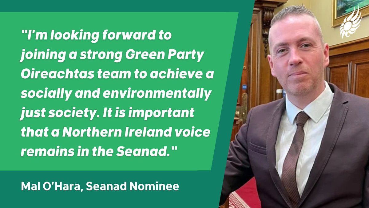 We are delighted to see it reported that Nominee for Seanad @oharamal will be uncontested - Mal's experience working on Belfast city council and his strong roots in social justice movements mean he will bring vital perspectives to the work of Seanad Éireann! #IrishPolitics