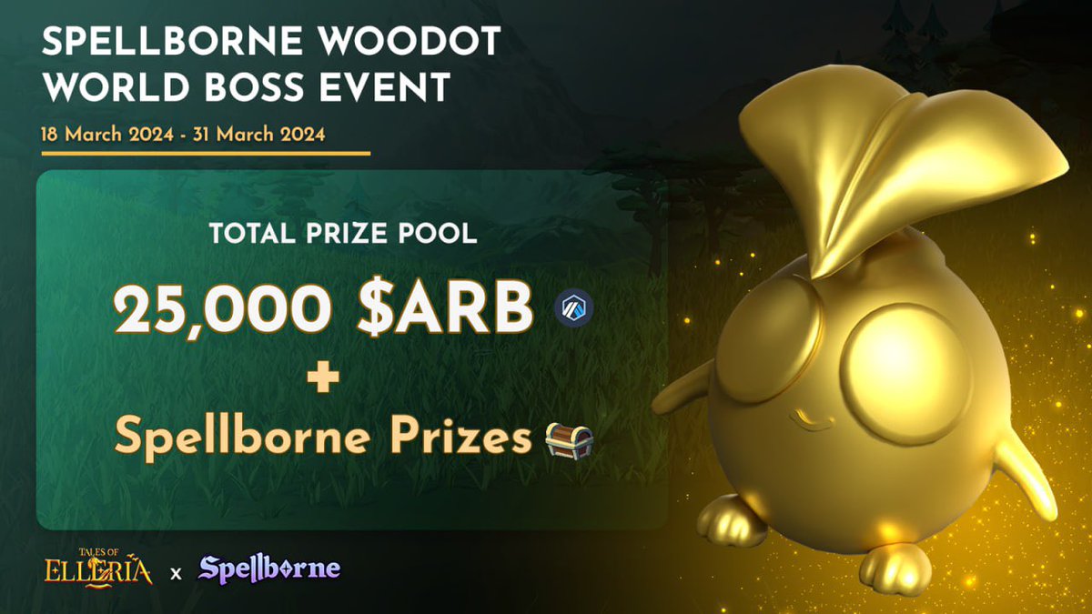 It is officially Week 2 of the Woodot World Boss Event ⚔️

Last week, we had thousands of attempts and the competition was fierce. More than 2100+ potions and 1100+ Elixirs consumed!!!

Compete now and be the best. Good luck Ellerians 🔥
app.talesofelleria.com