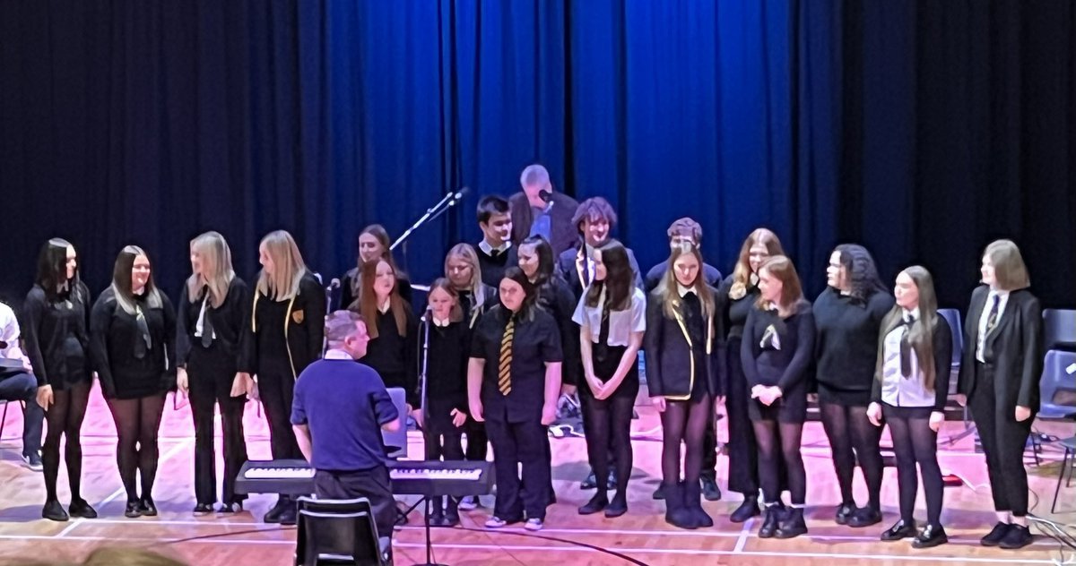 @GrangemouthHS @GHSMusiGHSMusi Another fantastic opportunity at the @falkirkcouncil Cluster Concert for the youngsters of the GHS Vocal group and amazing musicians to show off their talents!! Just incredible once again!!! #ghspride #ghstalent