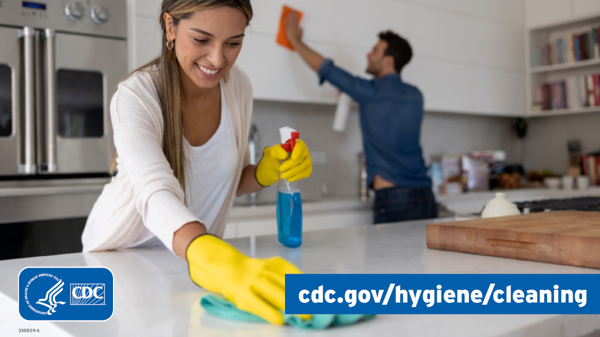 CDC_NCEZID's tweet image. #Cleaning gets rid of germs and helps you and your loved ones stay healthy.
This #NationalCleaningWeek, get more tips on when and how to clean your home: bit.ly/3JRtUE1