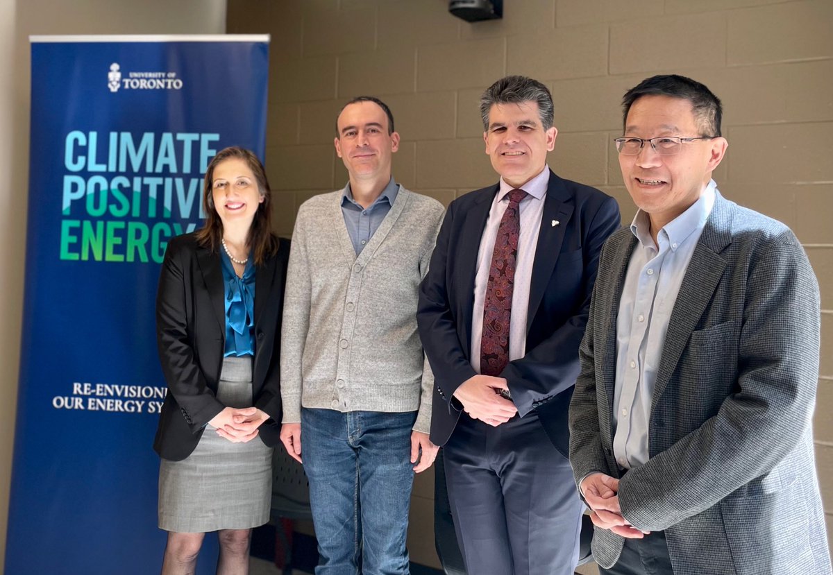 Great to welcome @AndrewDowieMPP to campus for a tour of the Centre for Applied Power Electronics @eceuoft @UofT_CPE shared their plans to support Ontario’s energy & EV transition through the development of a Grid Modernization Centre