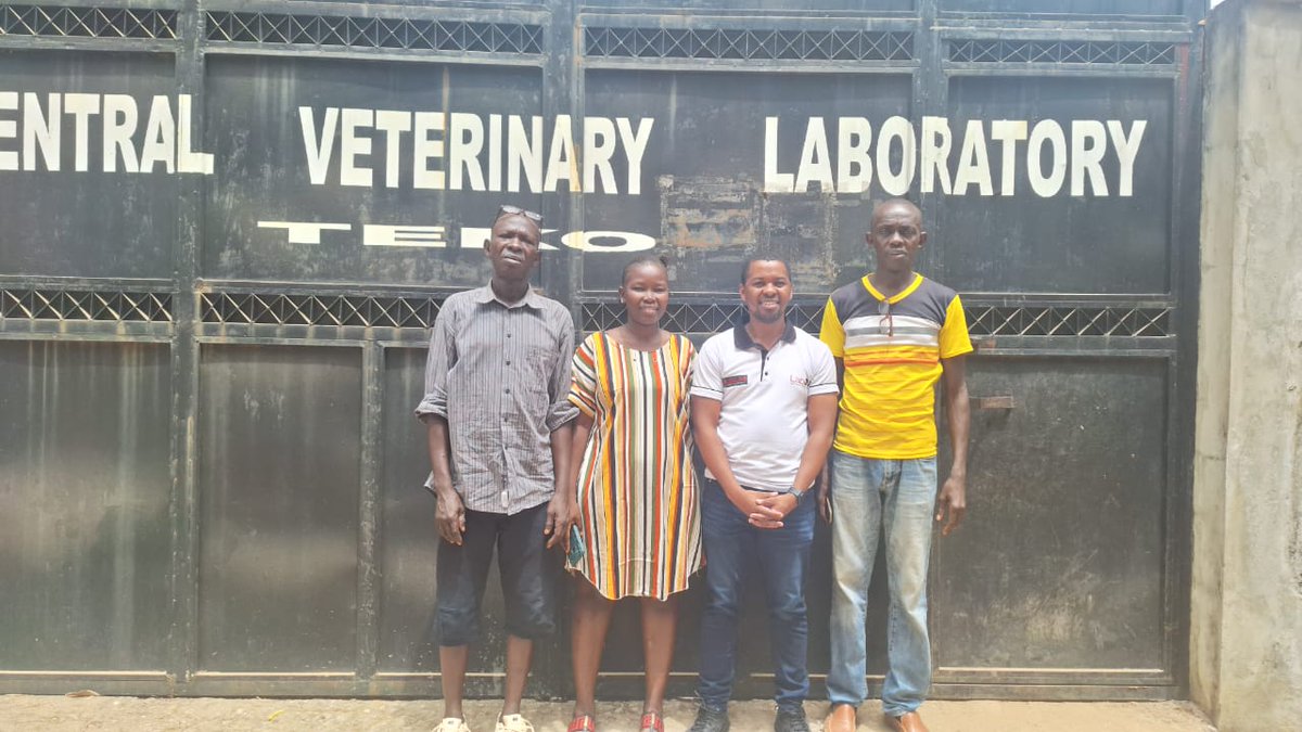 ASLM_News's tweet photo. Great visit to the Central Veterinary Laboratory TEKO in Sierra Leone! Impressed with their #AMR surveillance & data management. ASLM looks forward to partnering with @FAO to support CVL's continued growth & empowering its dedicated staff. #OneHealthAMR #AntibioticResistance https://t.co/0dOXQwB7Fh