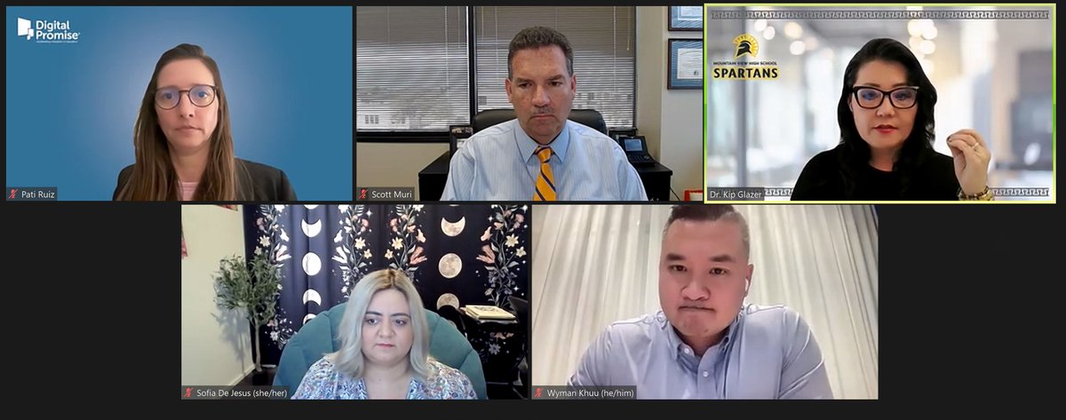 RudyChem's tweet photo. Enjoying listening to our very own #LiveFive #CSTAEquityFellows @the_nerdy_geek @kipglazer in a panel discussing Educational Leadership in the Age of AI. #CSTAEquityFellow @csteachersorg https://t.co/EQKueXodm9
