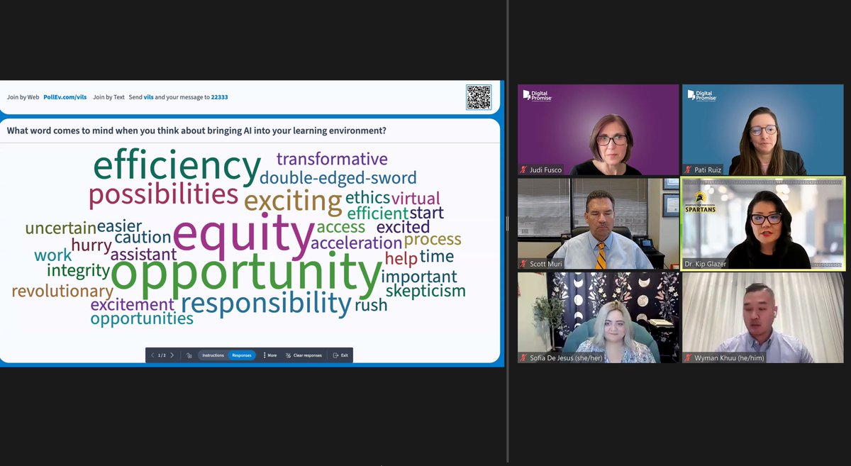 Enjoying listening to our very own #LiveFive #CSTAEquityFellows @the_nerdy_geek @kipglazer in a panel discussing Educational Leadership in the Age of AI. #CSTAEquityFellow @csteachersorg